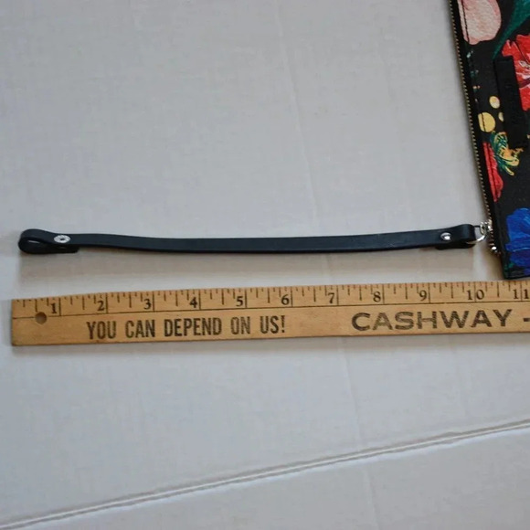 ZARA Floral Print  Zippered Pouch - Picture 8 of 9